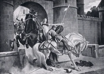 The combat between William and Robert at Gerberoy AD1079